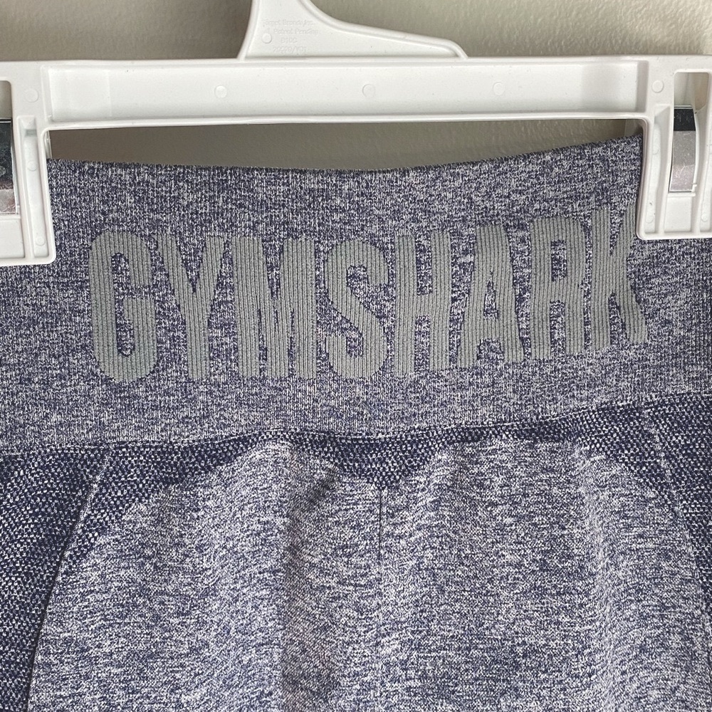 Gymshark Flex High Waisted Full Length Leggings Blue Marl ( size S ) - Picture 4 of 5